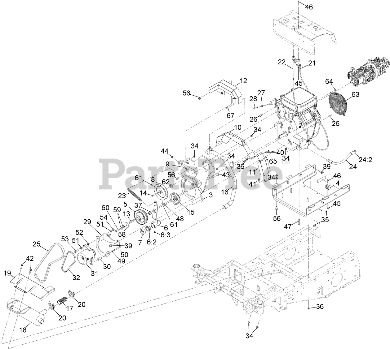Exmark ZS5260XL Exmark ZSpray ZMax Standon Sprayer, 7 GPM Pump (SN