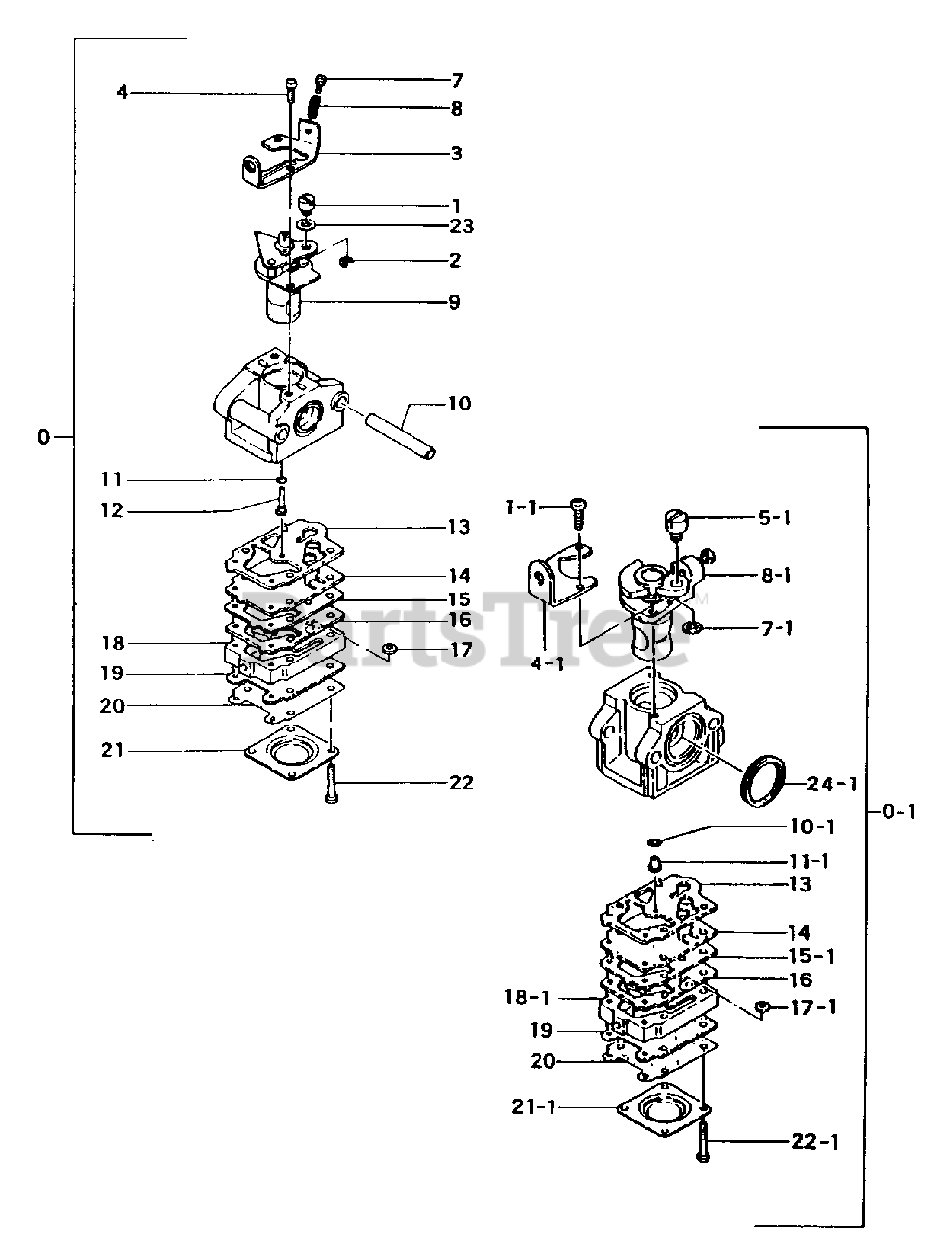 Tanaka TBC5000 Tanaka Brush Cutter Carburetor Parts Lookup with Diagrams PartsTree