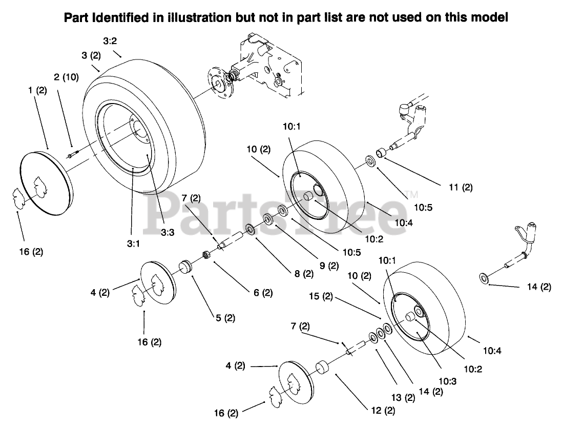 Toro 73422 (416-8) - Toro Garden Tractor (SN: 069000001 - 069999999