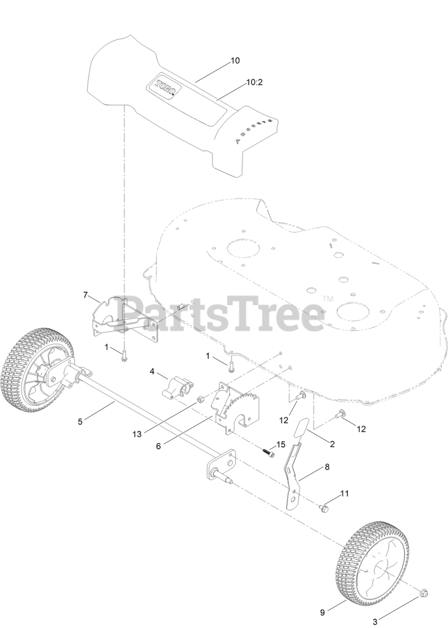 Toro 21200 Toro 30" TimeMaster WalkBehind Mower (SN 412251183
