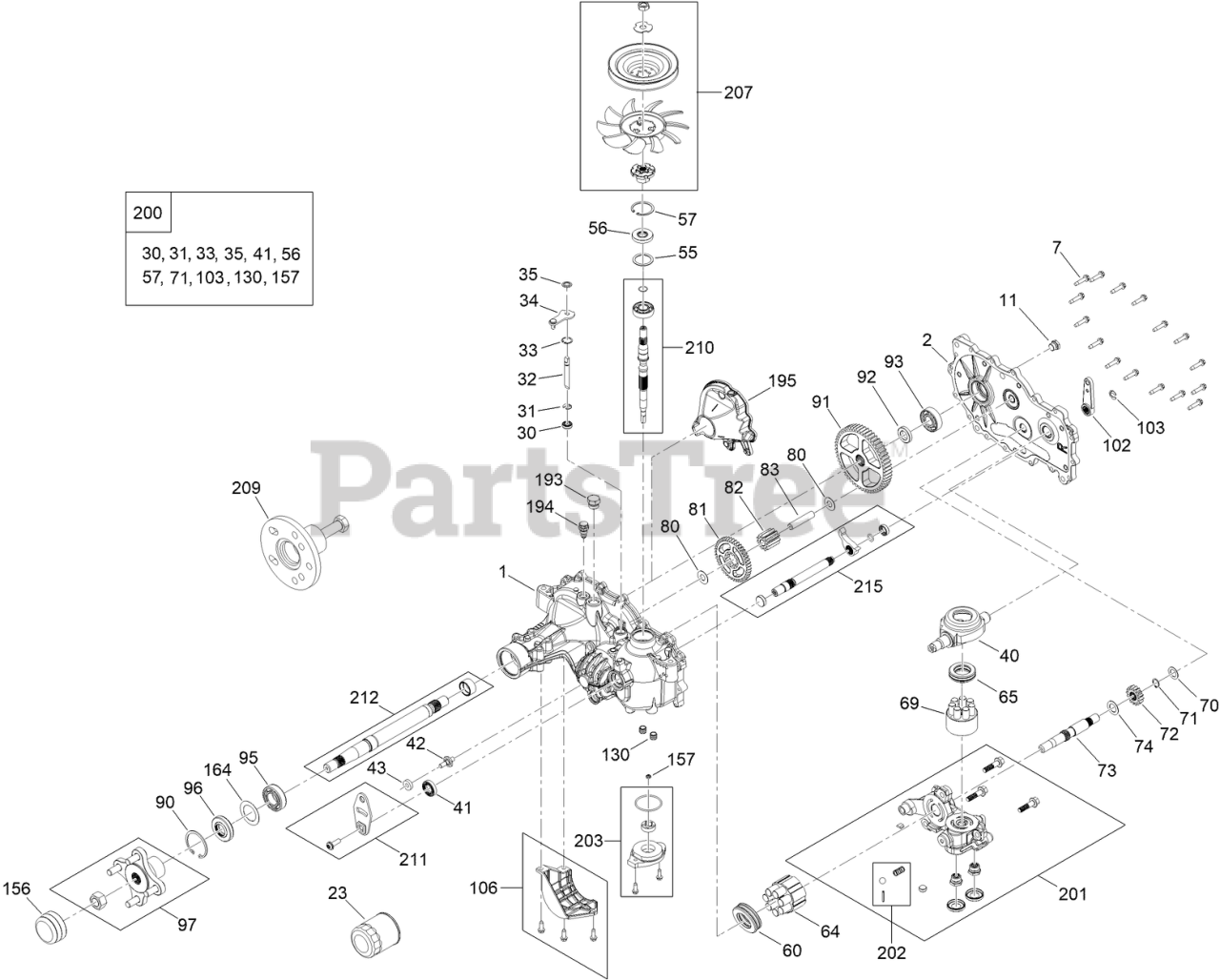 Toro 75316 Toro 60" Titan MyRide ZeroTurn Mower (SN 411560573 999999999) LH Hydro