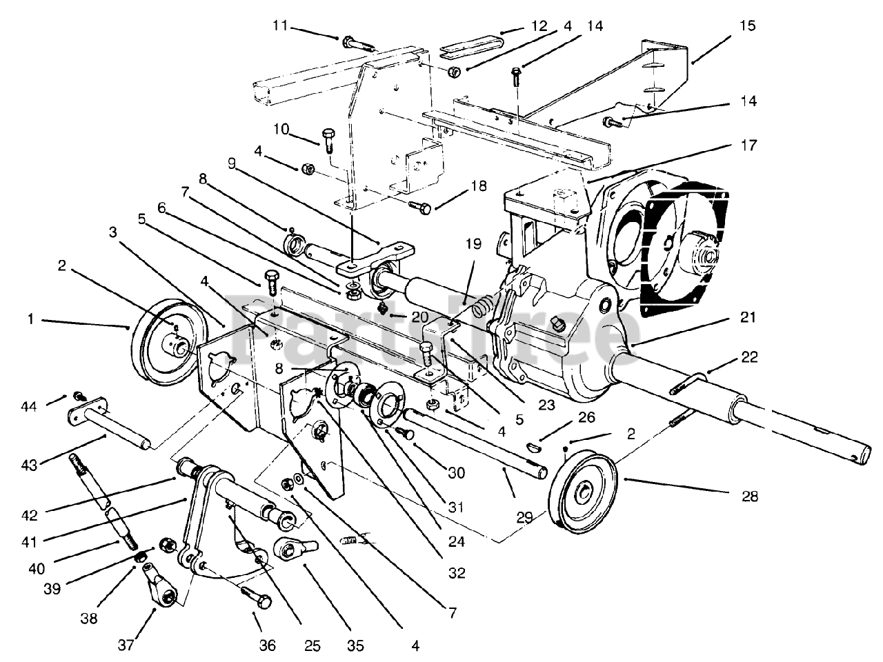 Toro 30610 (120) Toro ProLine RearEngine Riding Mower (SN 049000001