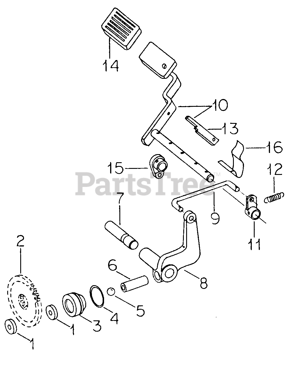 Cub Cadet 1450 (2050660U) Cub Cadet Garden Tractor Brakes