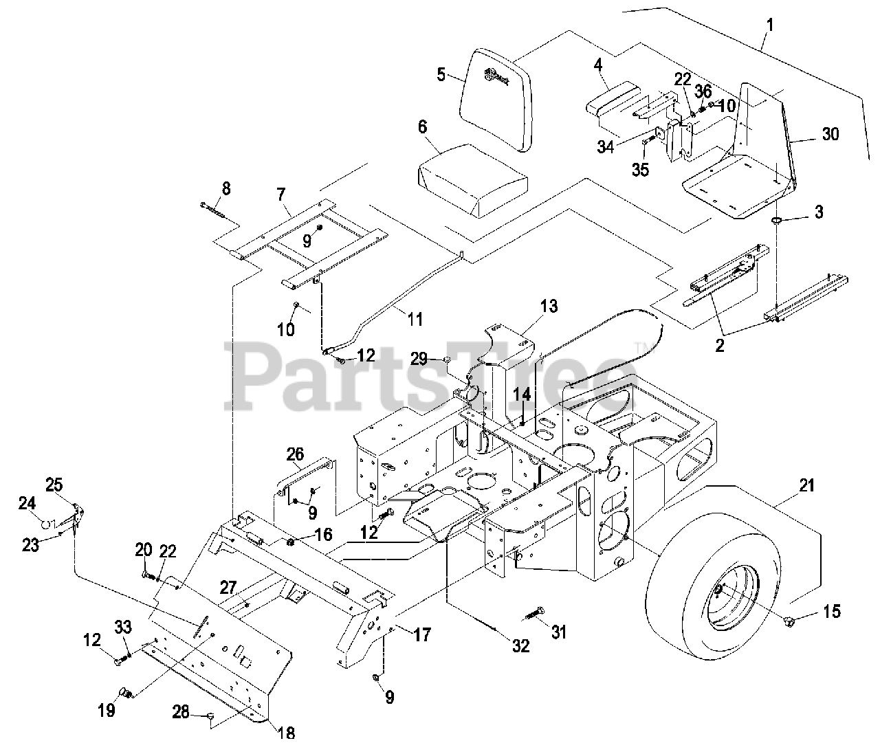 Exmark LHP5223KA - Exmark 52" Lazer Z HP Zero-Turn Mower, 23HP Kawasaki