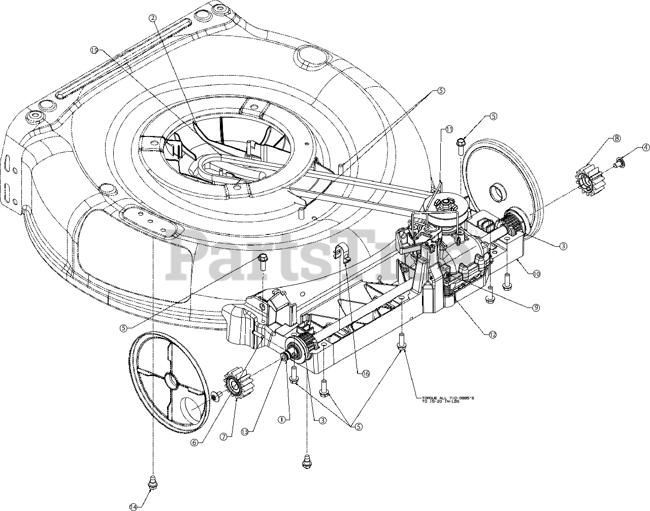 Craftsman 247.377051 (12BB28S799) Craftsman WalkBehind Mower (2017