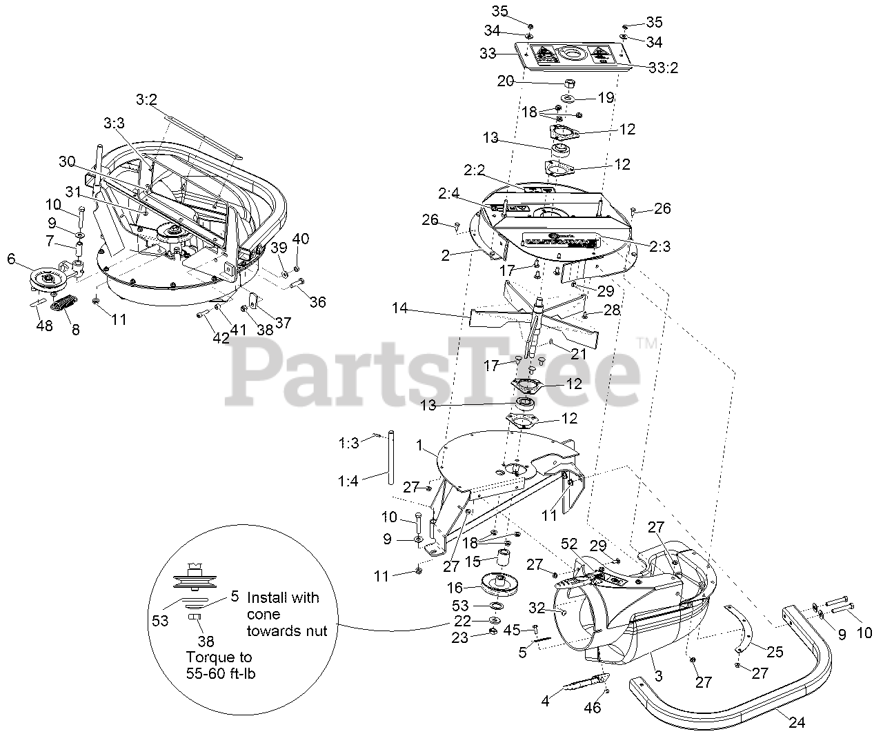 Exmark Ultra Vac Blower Assembly