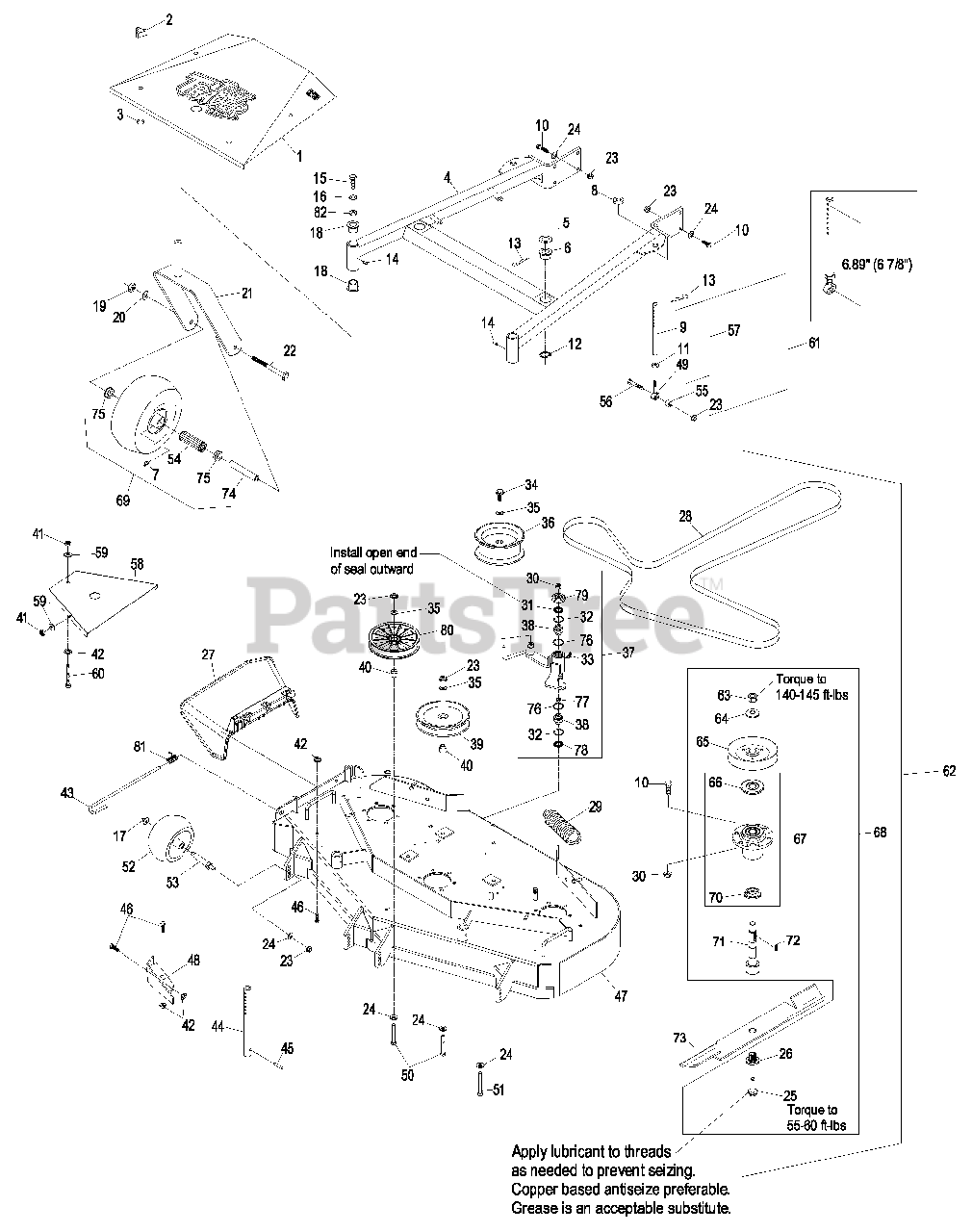 Exmark THP16KA483 Exmark 48" Turf Tracer HP WalkBehind Mower, 16HP