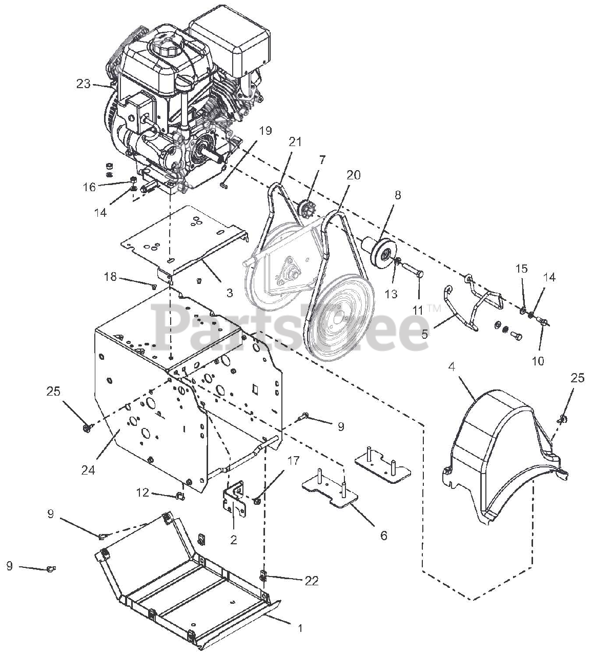 Ariens 920402 Ariens SnoTek 24" Snow Blower, LCT StormForce 208cc
