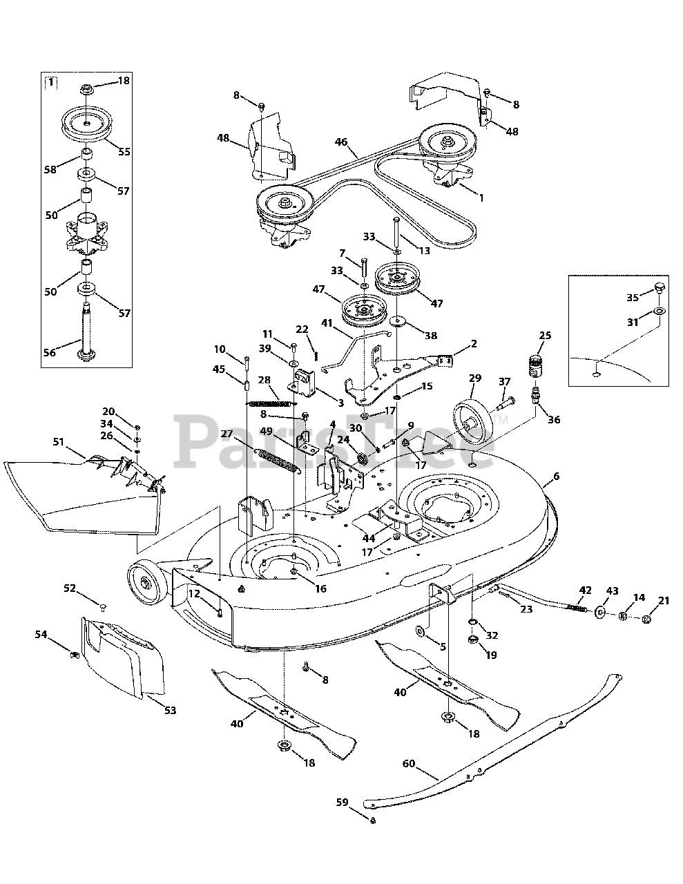 Huskee 13aj771g031 Huskee Lawn Tractor 2009 Tractor Supply Mower