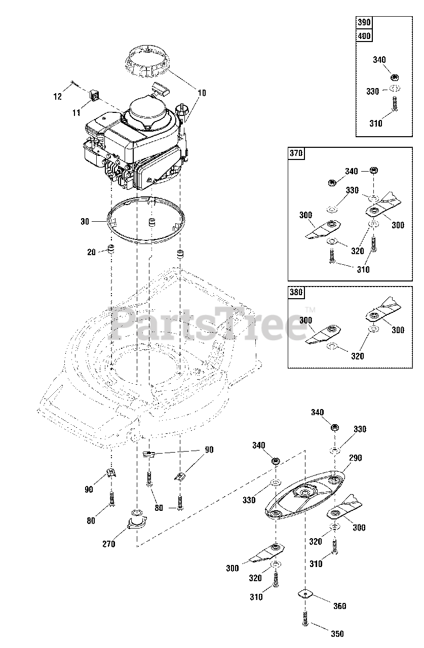 Yard King YCS 464AD Yard King 18" WalkBehind Mower (2012) Engine