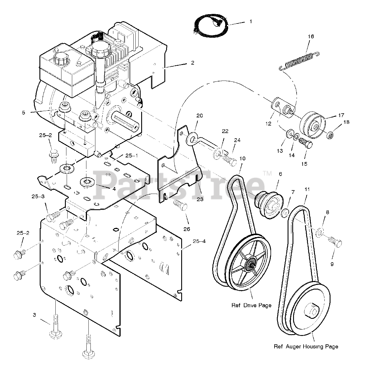 Craftsman C950524190 Craftsman 24" Snow Thrower, Canada (2004