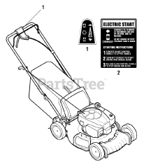 Snapper SP 100 (7800926-00) - Snapper 775 Series 21" Walk-Behind Mower