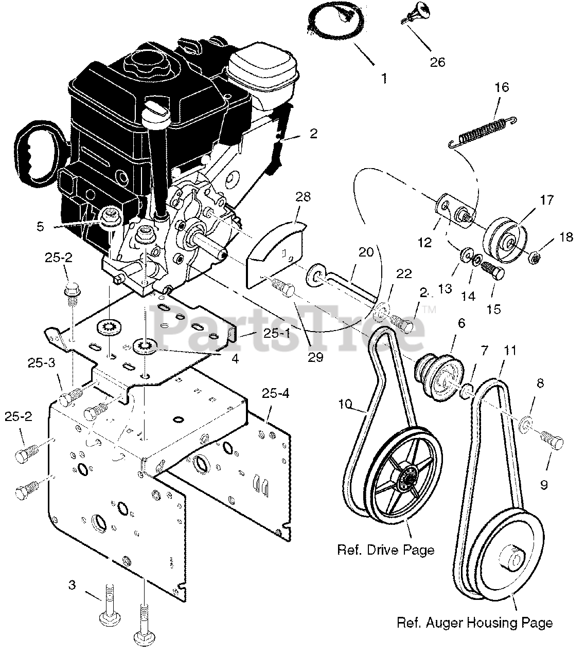 Craftsman 536.881550 Craftsman 24" Snow Thrower (2004) (Sears) Engine