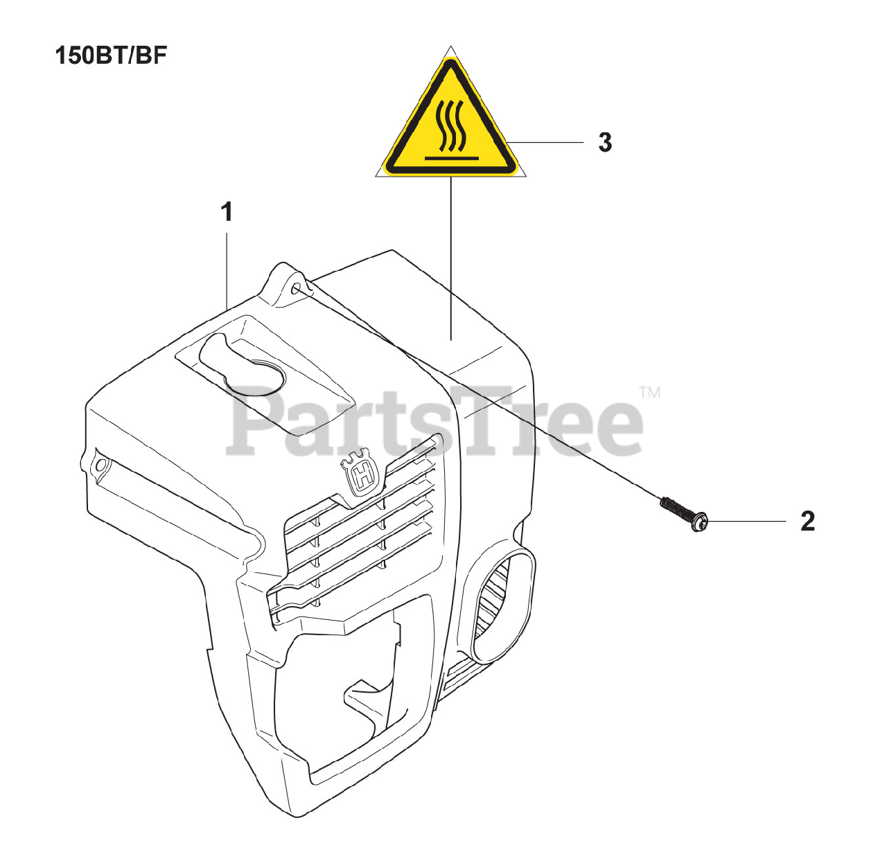 Husqvarna 150 BT - Husqvarna Backpack Blower (2008-10) Cover Parts