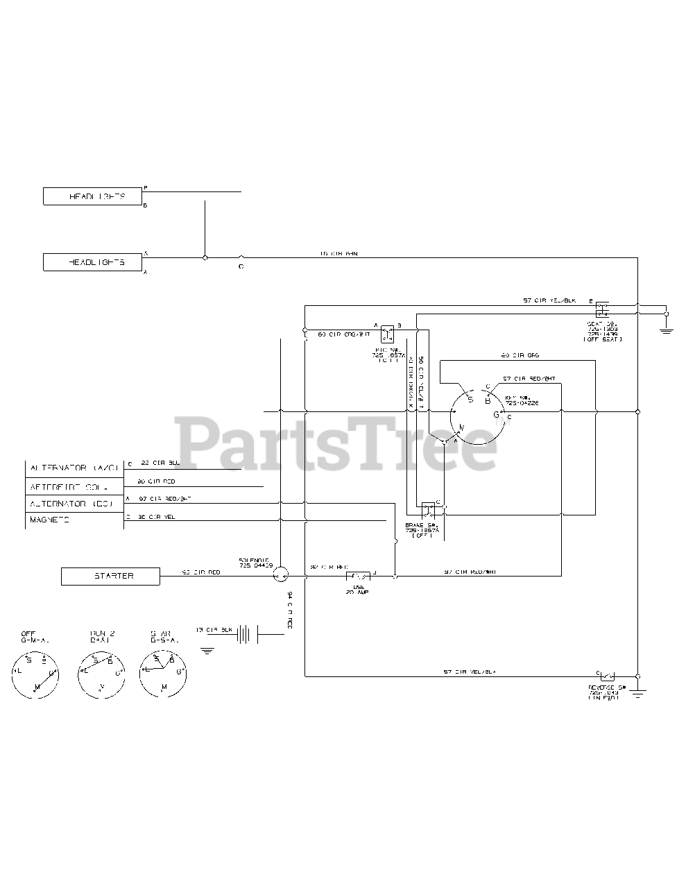 Huskee lt4200 on sale parts diagram
