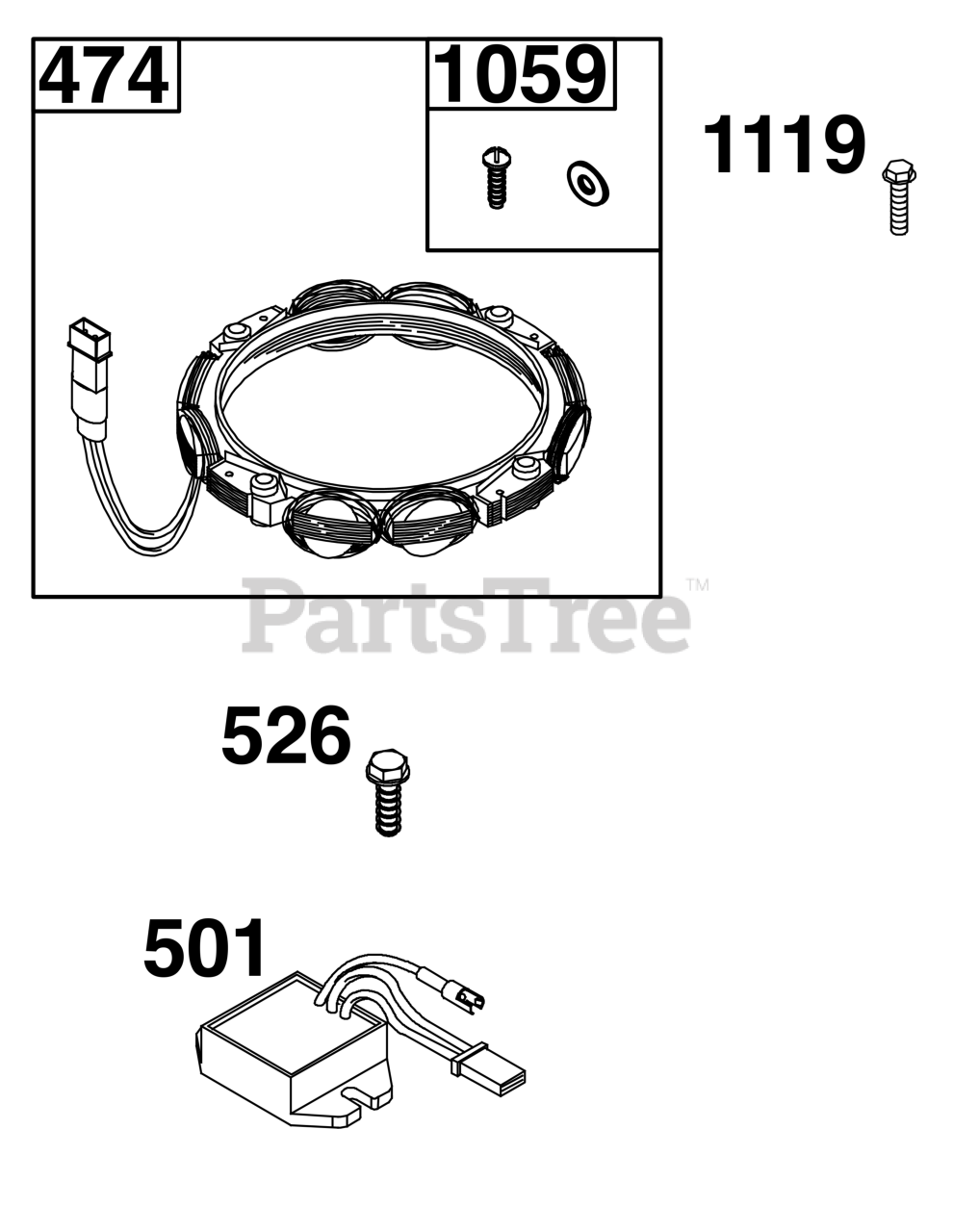 Briggs & Stratton 40N8770049B5 Briggs & Stratton Vertical Engine