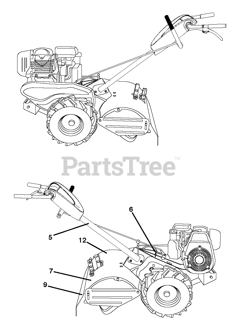 Husqvarna Drt 900 H 960930012 08 Husqvarna Rear Tine Tiller 2016