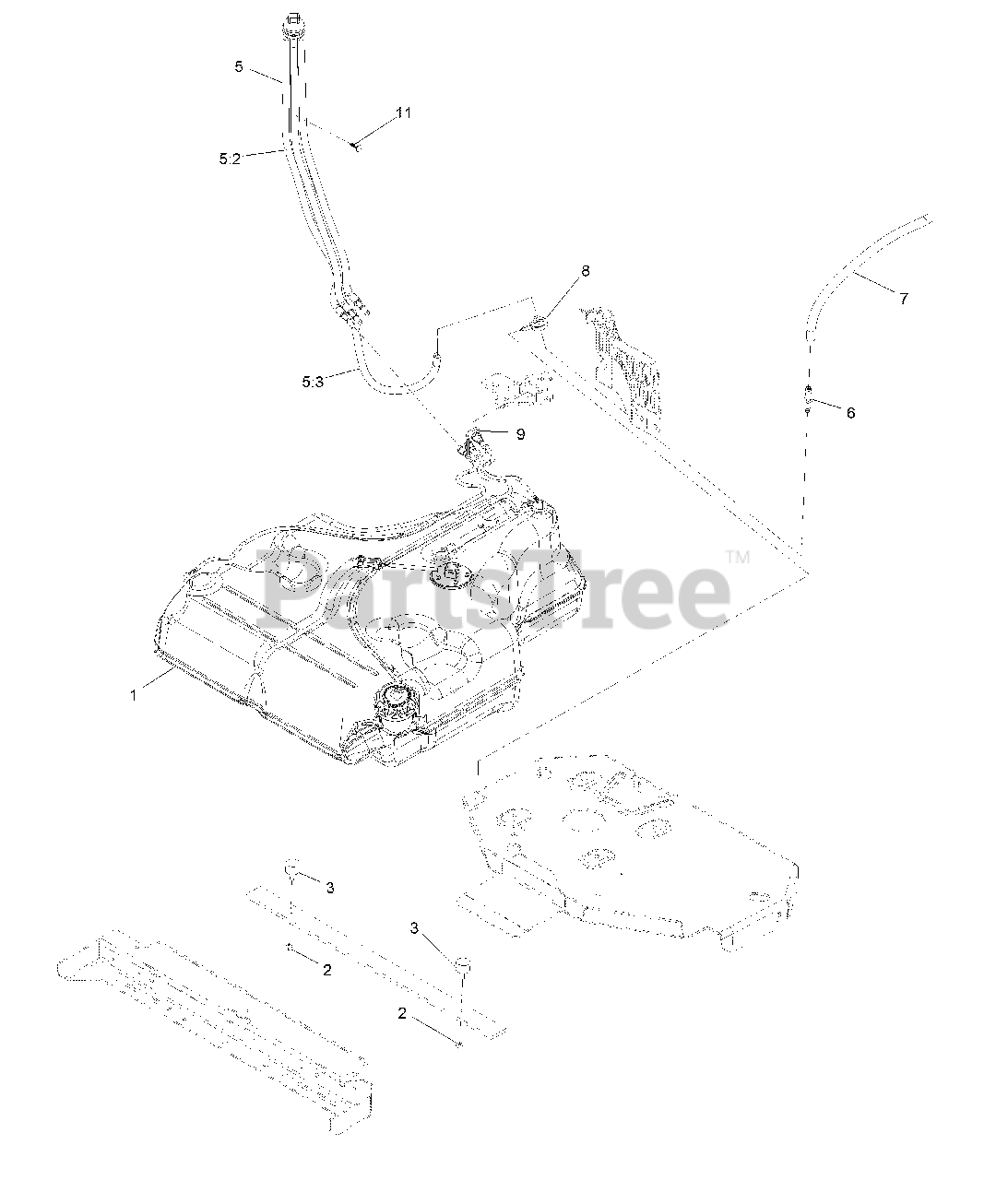 Exmark LZX740EKC526T0 Exmark 52" Lazer Z XSeries ZeroTurn Mower