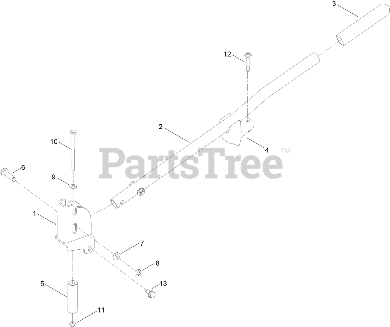 Toro 1402052 Toro Assist Bar Kit for TimeCutter Mower Assist Bar Kit