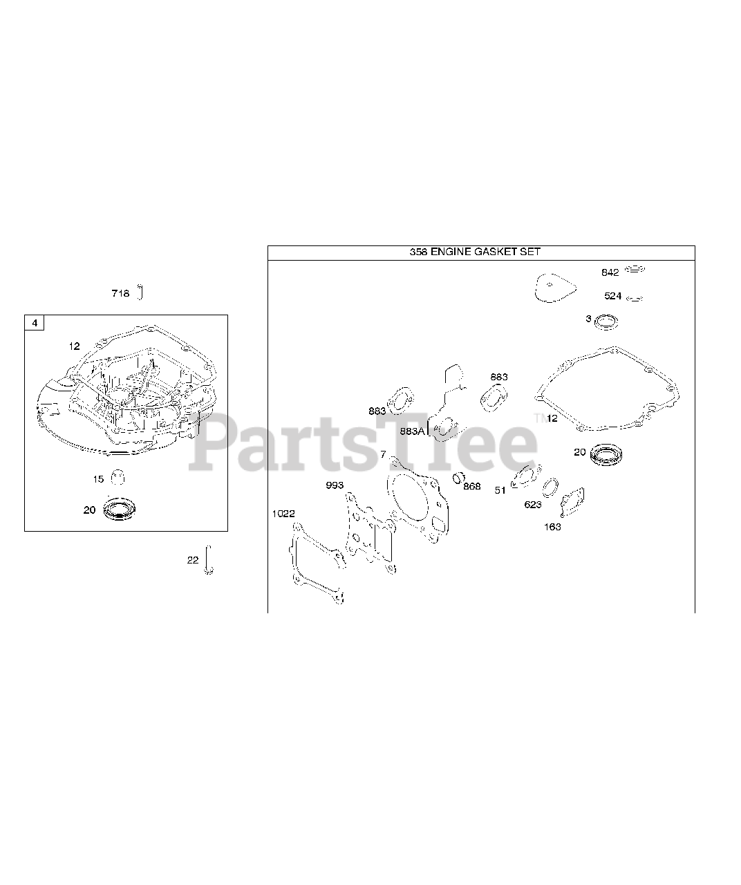 Briggs & Stratton 121R020002F1 Briggs & Stratton Vertical Engine