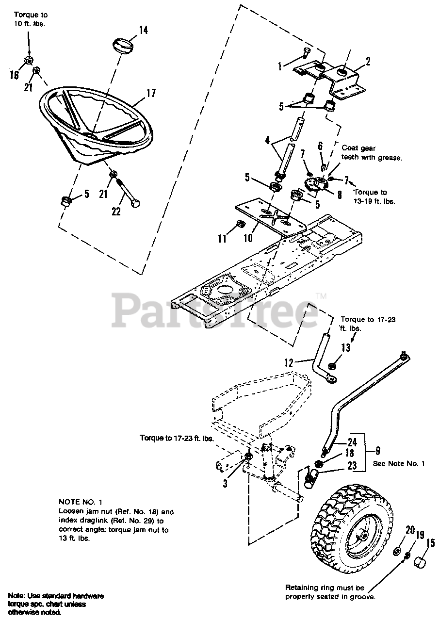 Simplicity Regent Lawn Tractor Parts Diagrams