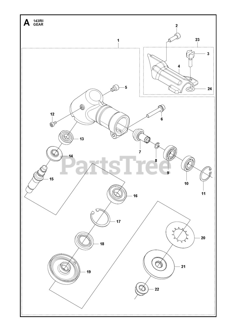 Husqvarna 143 RII Husqvarna Brush Cutter (SN 20180500001