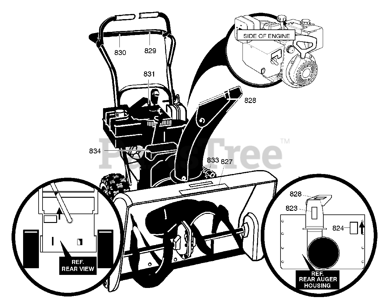 Craftsman C950524291 Craftsman 24" Snow Thrower, Canada (2005