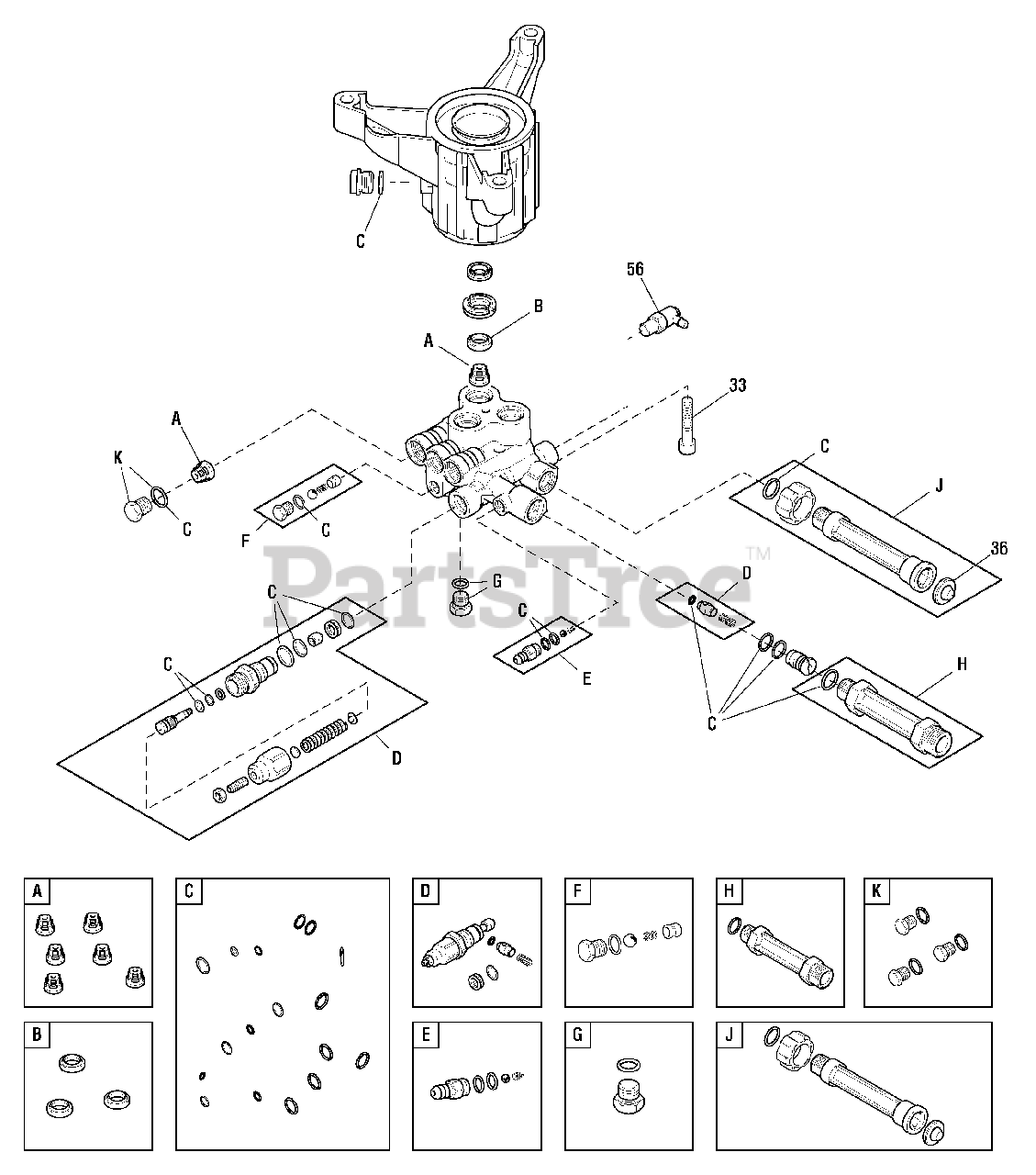 Troy bilt deals pressure washer parts