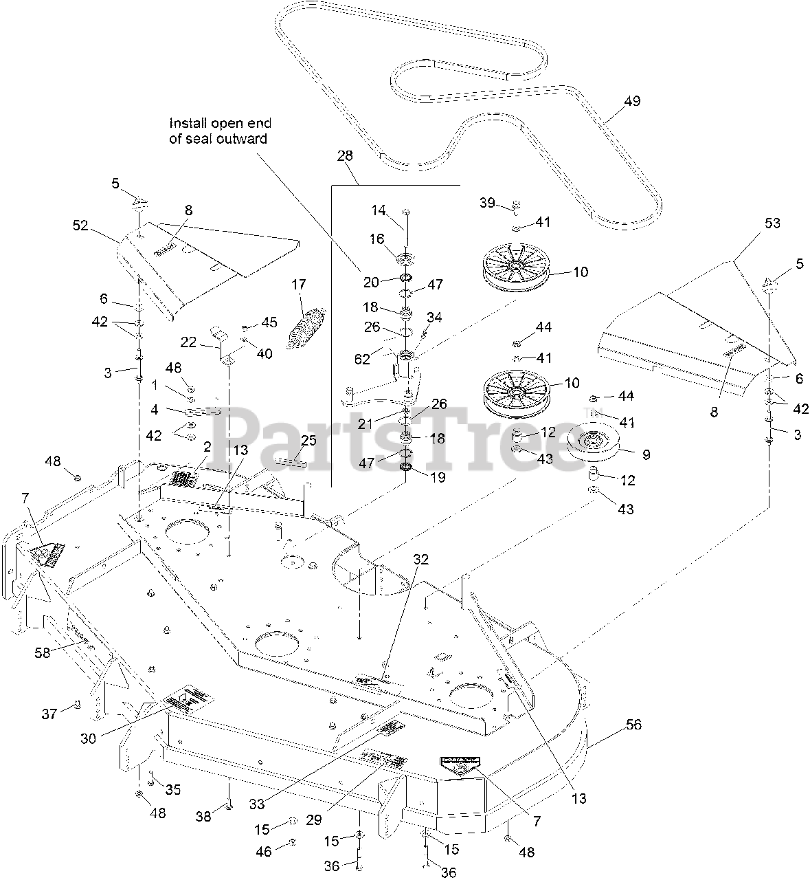 Exmark LZDS902K725 Exmark 72" Lazer Z DSSeries ZeroTurn Mower