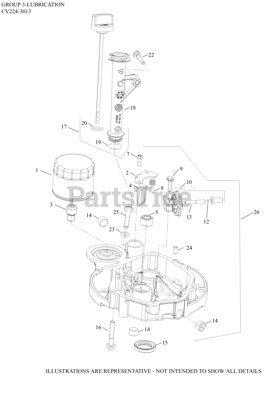 Kohler CV2243015 Kohler Command PRO Engine, Made for Scag/Metalcraft