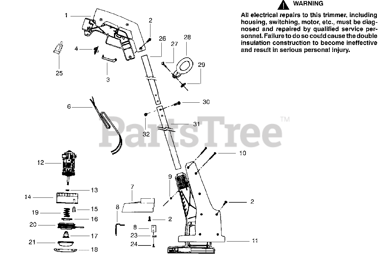 weedeater 11 electric trimmer