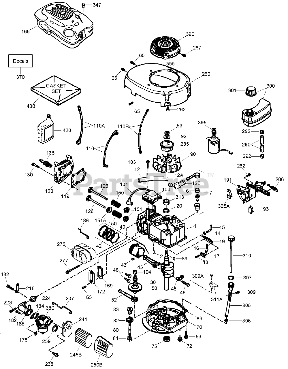Tecumseh LV195EA Mower Engine Oil Pump Assembly    29914 
