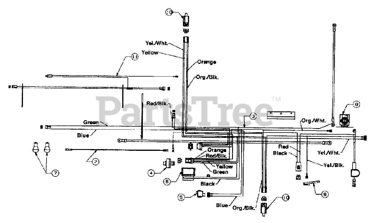 Lawn chief riding mower parts best sale
