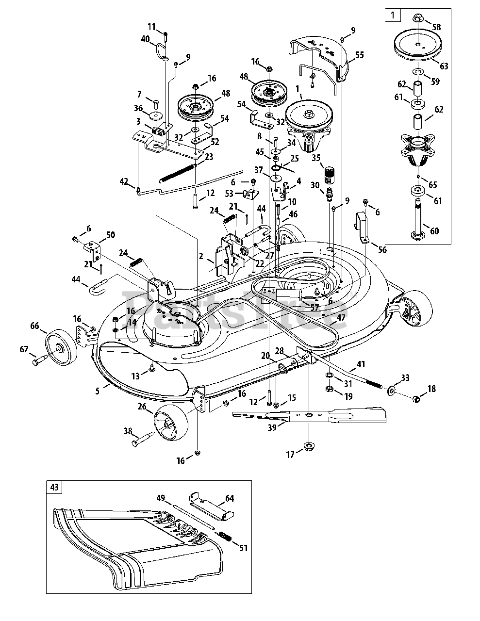 Cub Cadet Ltx 1040  13ax90as056