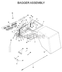 Husqvarna Cable 46.5" - Replacement Part #539106827 For Husqvarna Equipment