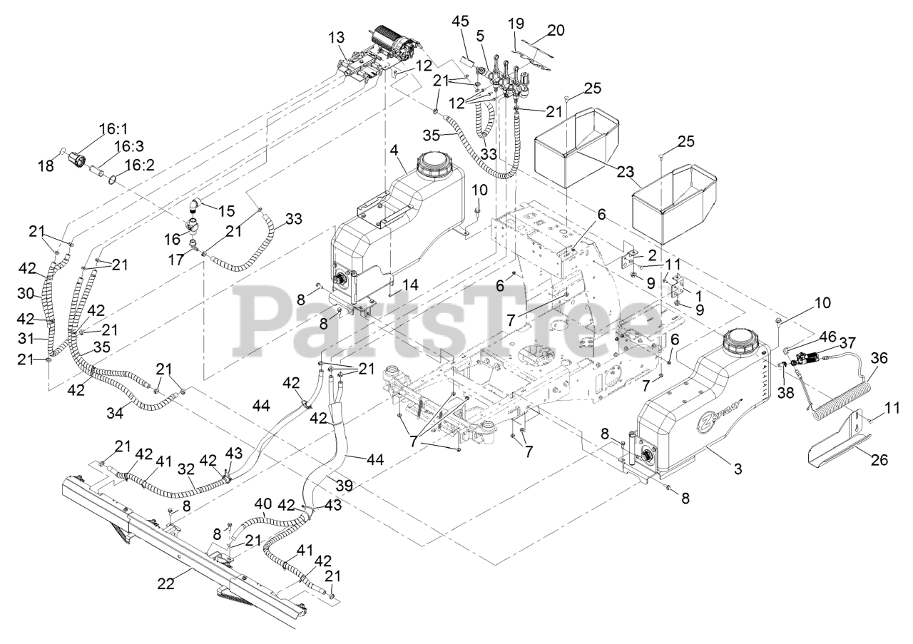 Exmark ZS3624 Exmark ZSpray Junior Standon Sprayer, 5 GPM Pump (SN