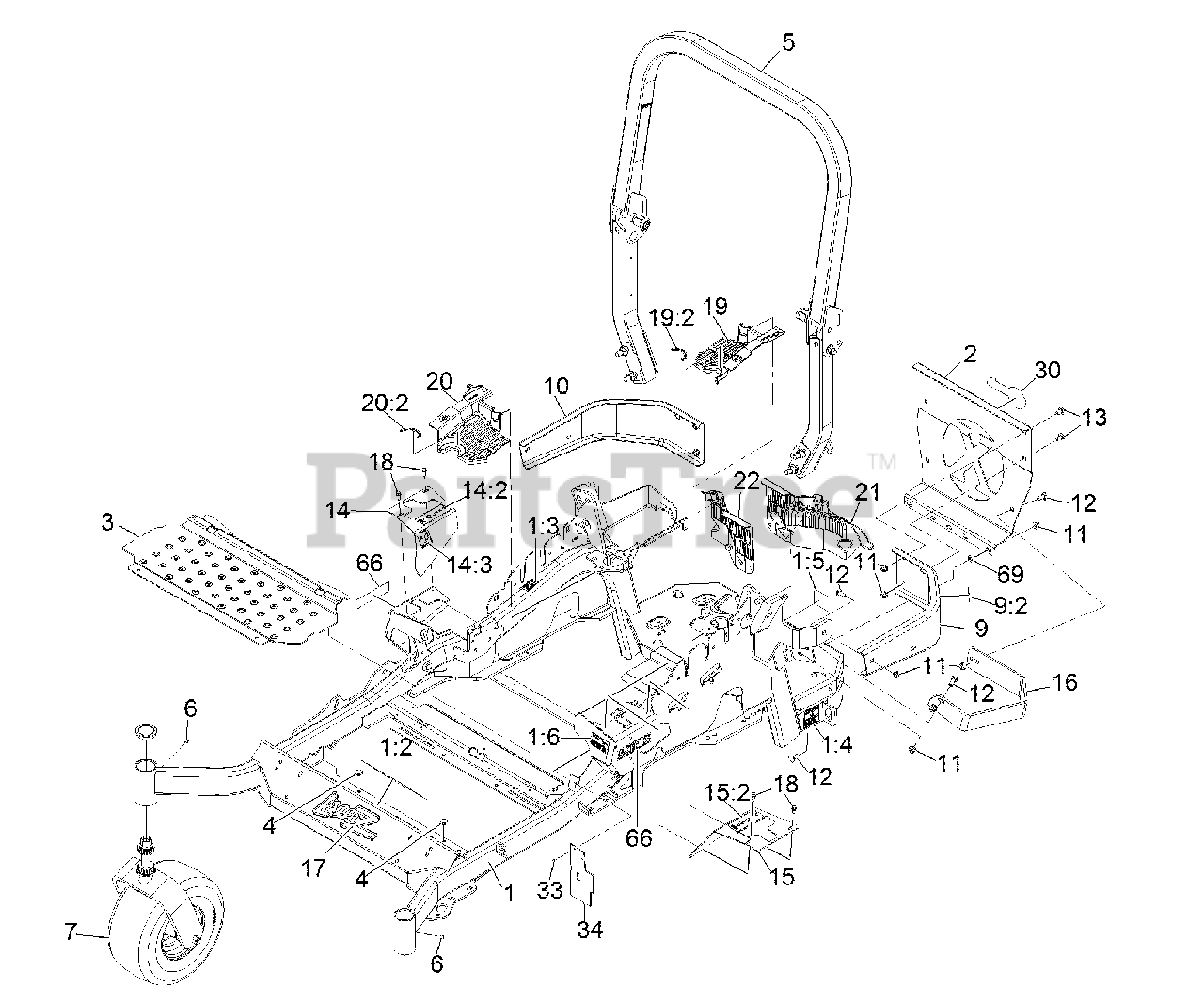 Exmark LZS749EKC604 - Exmark 60" Lazer Z S-Series Zero-Turn Mower