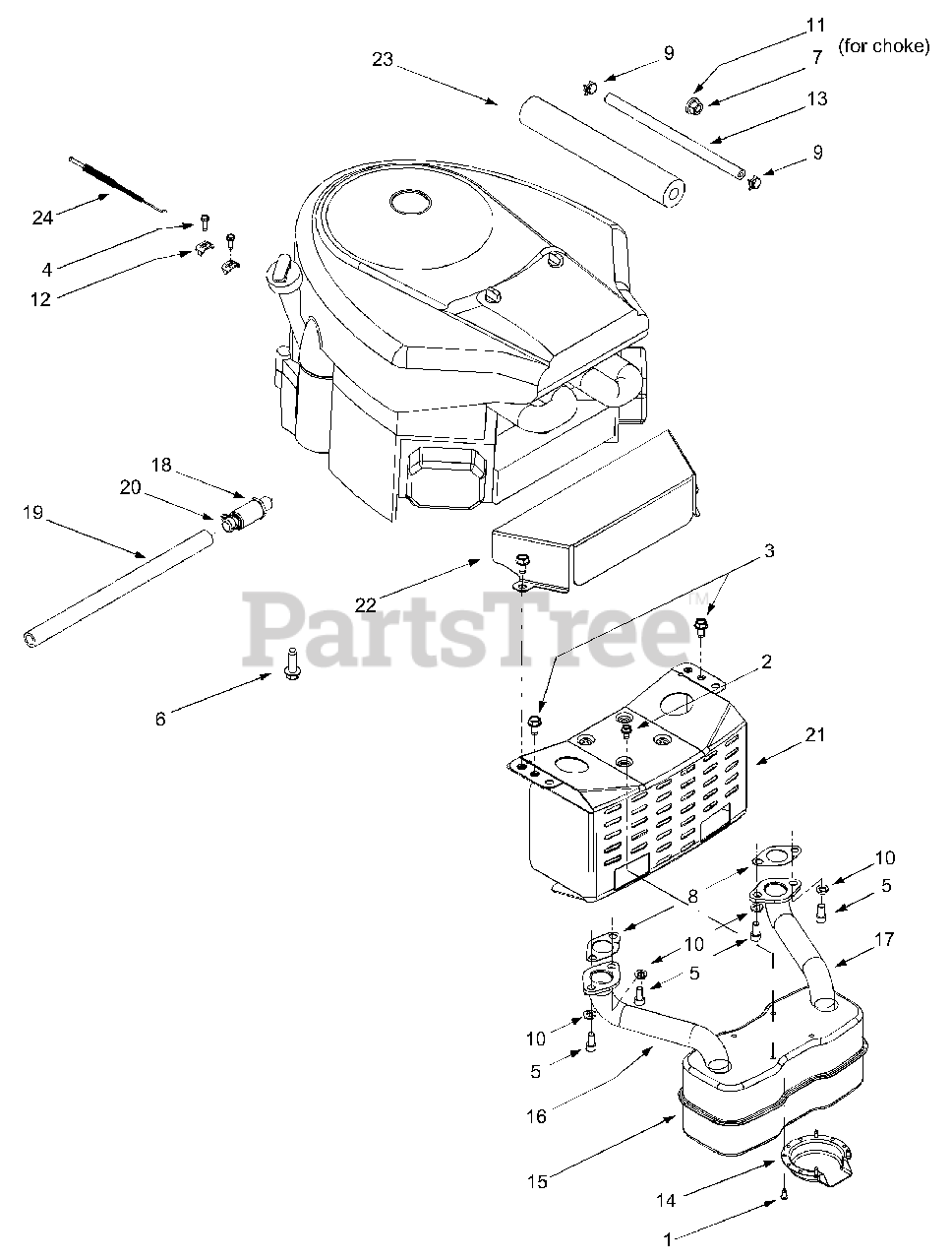 Yard-Man 14CU804H401 - Yard-Man Garden Tractor (2004) Engine