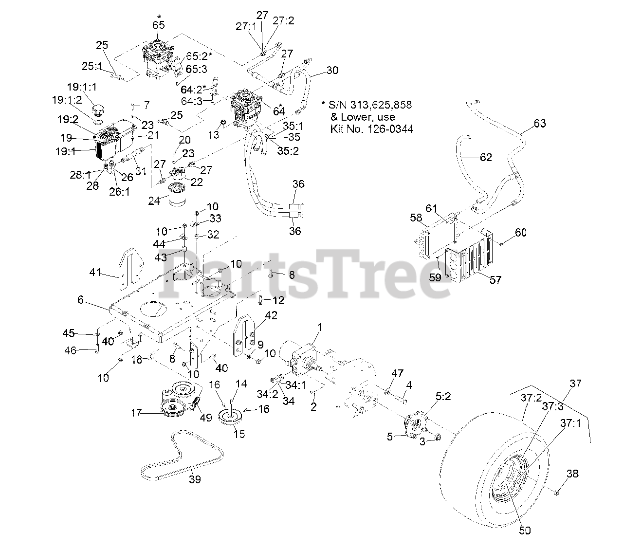 Exmark VTX691KA524 - Exmark 52" Vantage X-Series Stand-On Mower