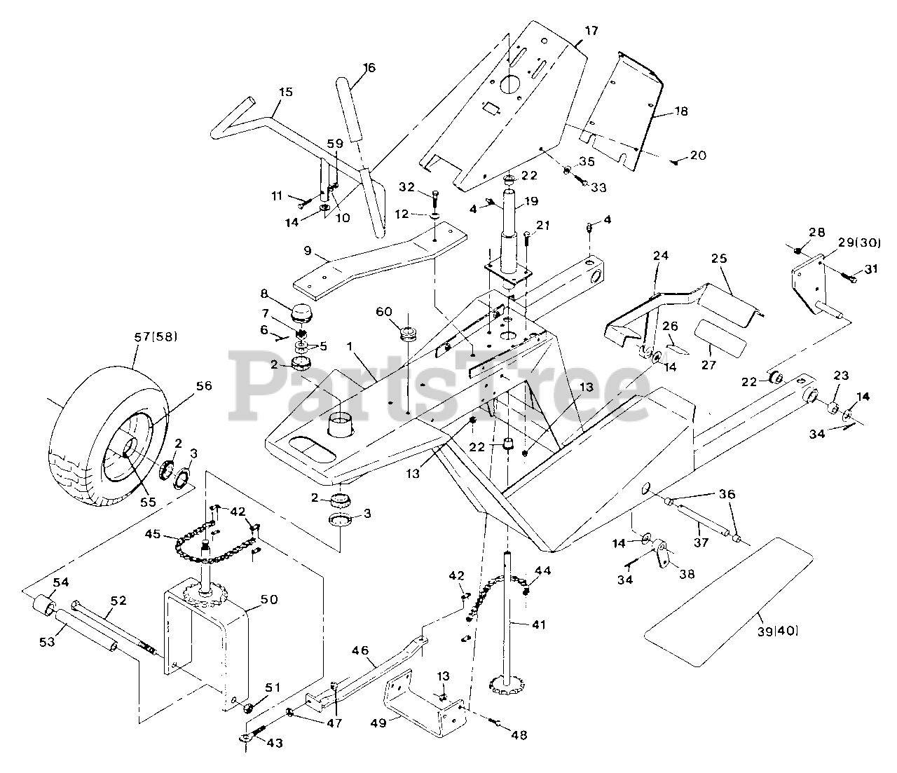 Exmark FMD52 Exmark 52" Turf Ranger Front Mount Mower (SN 080000