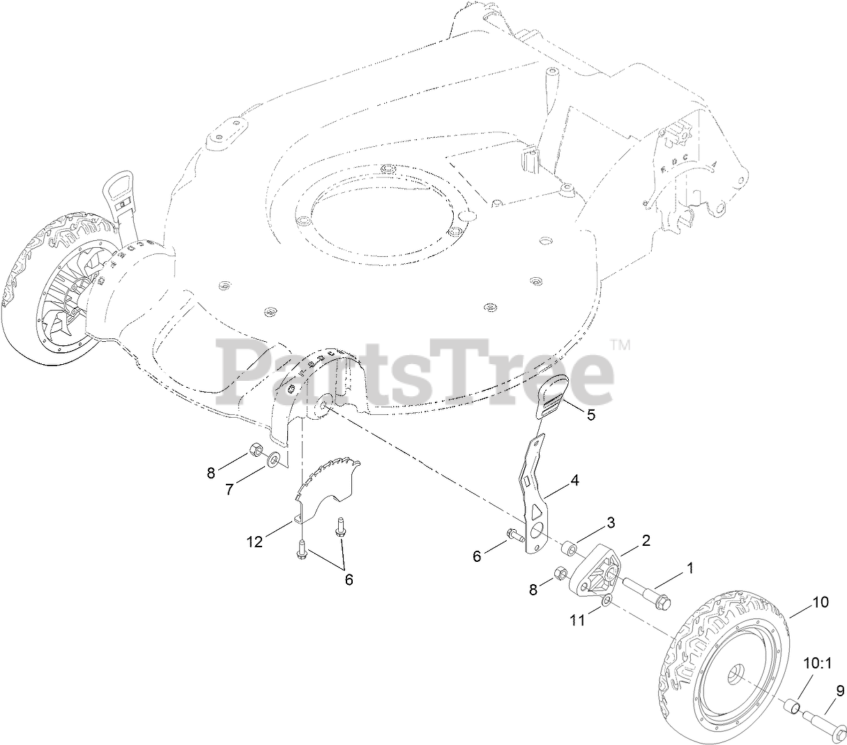 Toro 20382 Toro Super Recycler WalkBehind Mower (SN 312000001