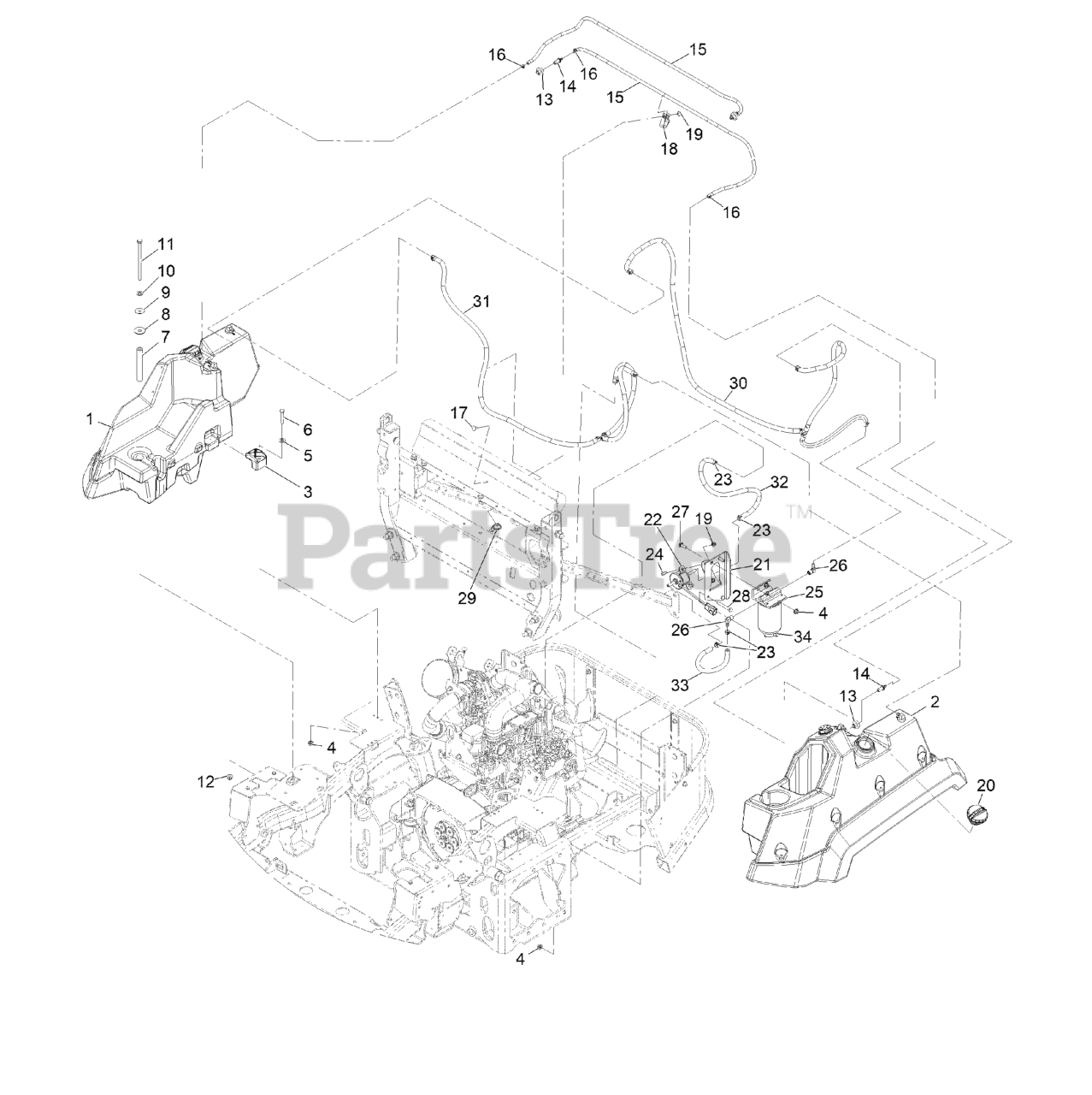Exmark LZS80TDYM604W0 Exmark 60" Lazer Z Diesel ZeroTurn Mower