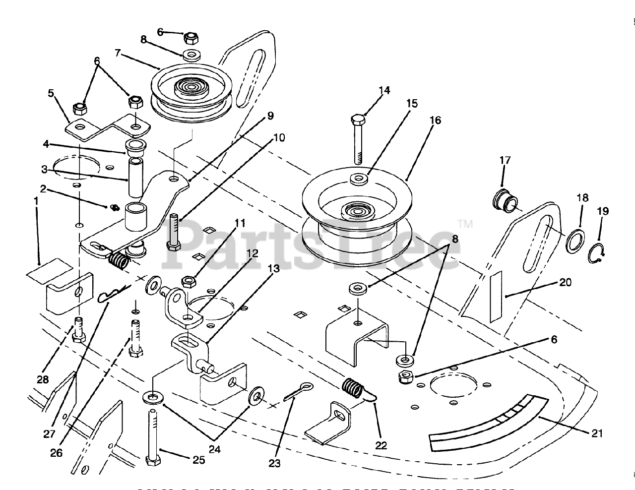 Toro 78230 Toro 42" SideDischarge Mower Deck for 260 Series Yard