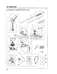 RedMax BCZ 2400 S - RedMax Brushcutter (SN: 200101 & Above) (2003-07