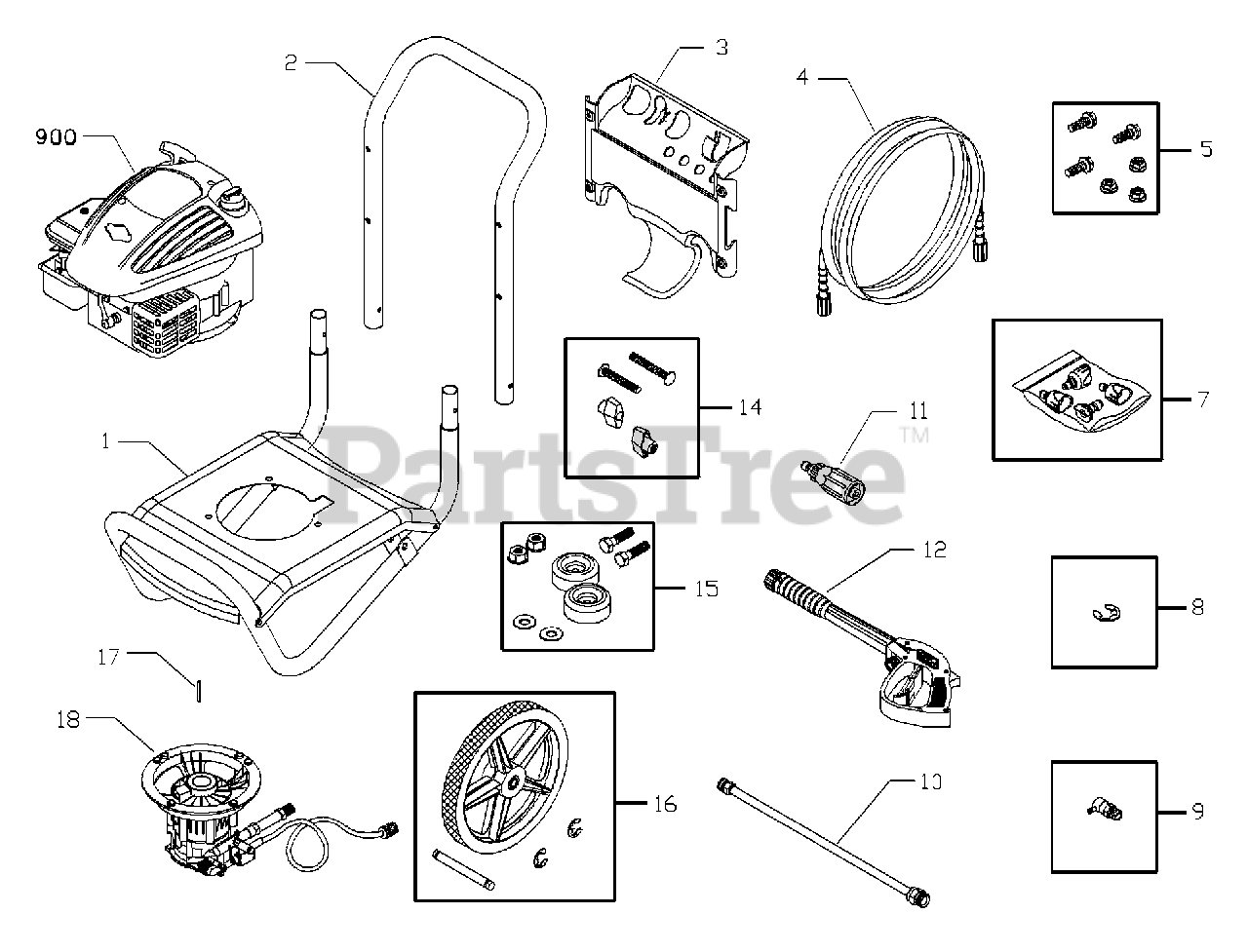 Briggs & Stratton 0202280 Briggs & Stratton 2,200 PSI Pressure