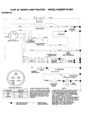 951890 - Electrolux/AYP Lawn Tractor (1992) Parts Lookup