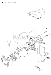 455 RANCHER Husqvarna Chainsaw 2013 01 Parts Lookup with
