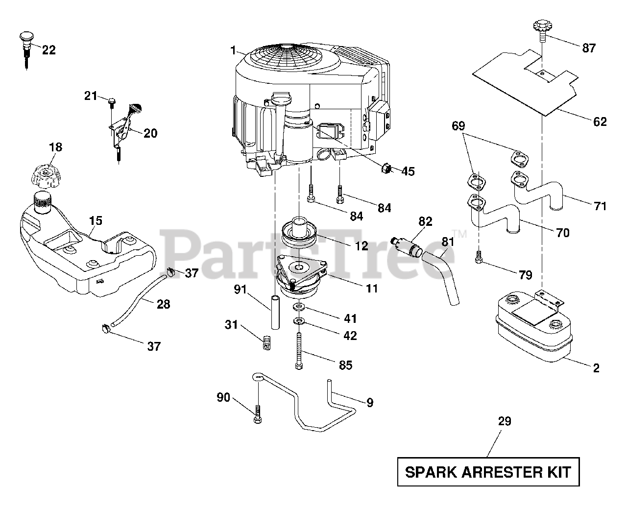 Craftsman 917.279260 (960430009) - Craftsman Yard Tractor (2006-06