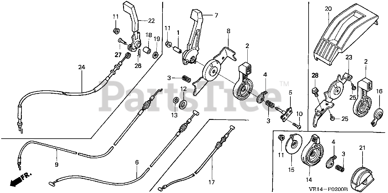 Honda hrb215 parts