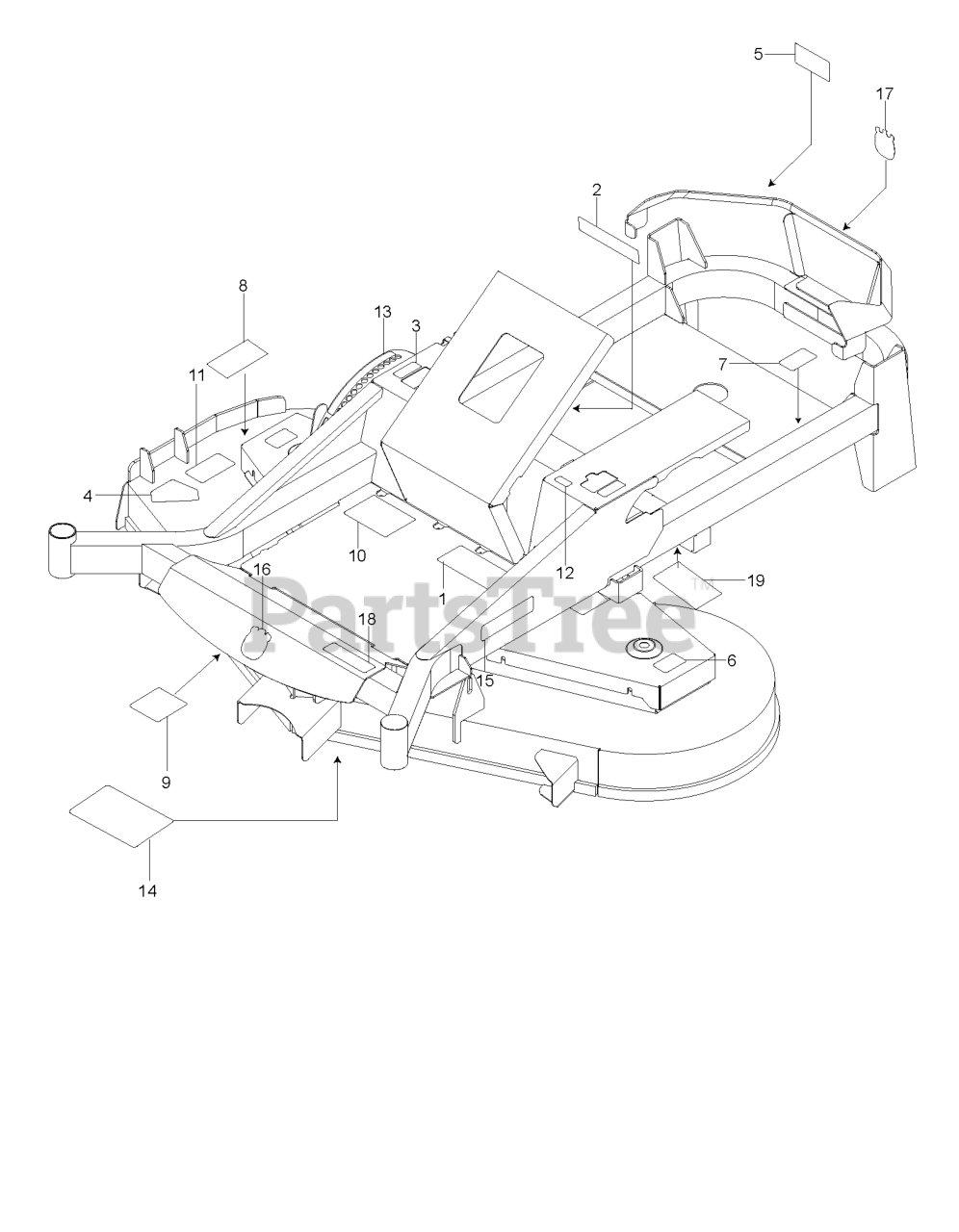 Husqvarna MZ 28 ZT BF Husqvarna ZeroTurn Mower (201002) DECALS Parts Lookup with Diagrams